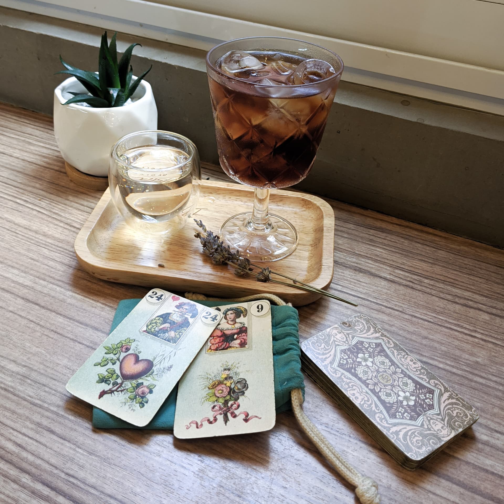 薰衣草與雷諾曼卡牌